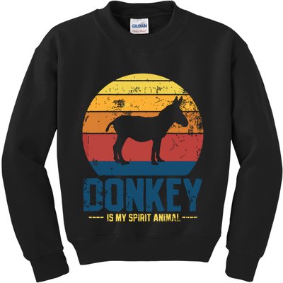 Donkey Farmer Vintage Kids Sweatshirt