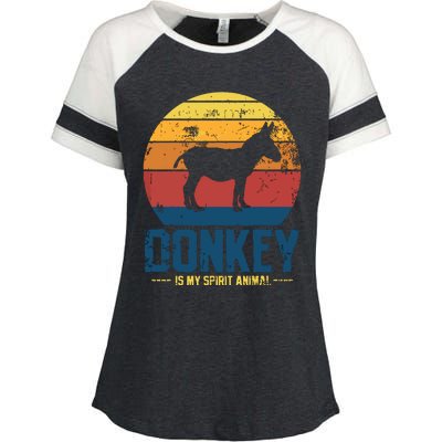 Donkey Farmer Vintage Enza Ladies Jersey Colorblock Tee