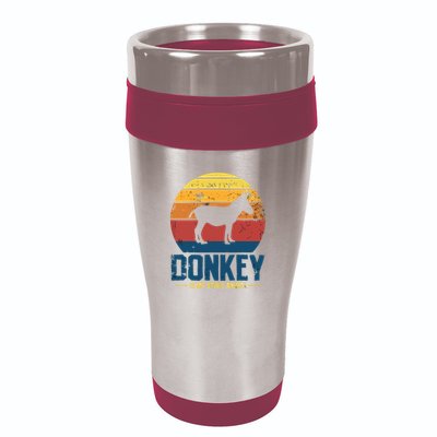 Donkey Farmer Vintage 16oz Travel Tumbler
