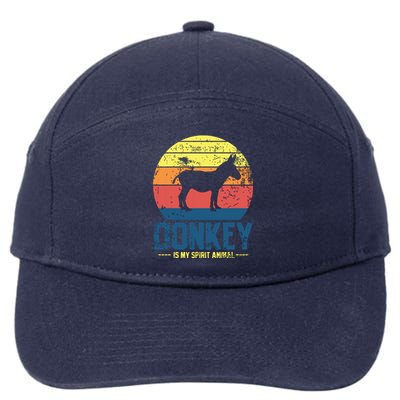 Donkey Farmer Vintage 7-Panel Snapback Hat