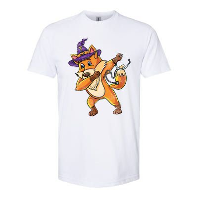 Dabbing Fox Witch Nurse Vintage Cute Gift Softstyle® CVC T-Shirt