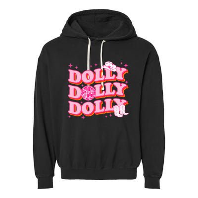 Dolly Funny Western First Name Cowgirl Garment-Dyed Fleece Hoodie