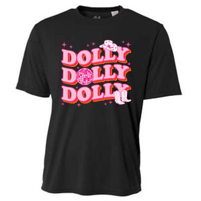 Dolly Funny Western First Name Cowgirl Cooling Performance Crew T-Shirt