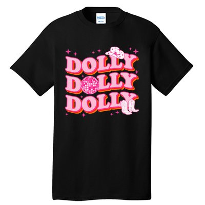 Dolly Funny Western First Name Cowgirl Tall T-Shirt