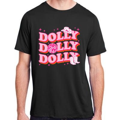 Dolly Funny Western First Name Cowgirl Adult ChromaSoft Performance T-Shirt