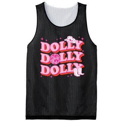 Dolly Funny Western First Name Cowgirl Mesh Reversible Basketball Jersey Tank