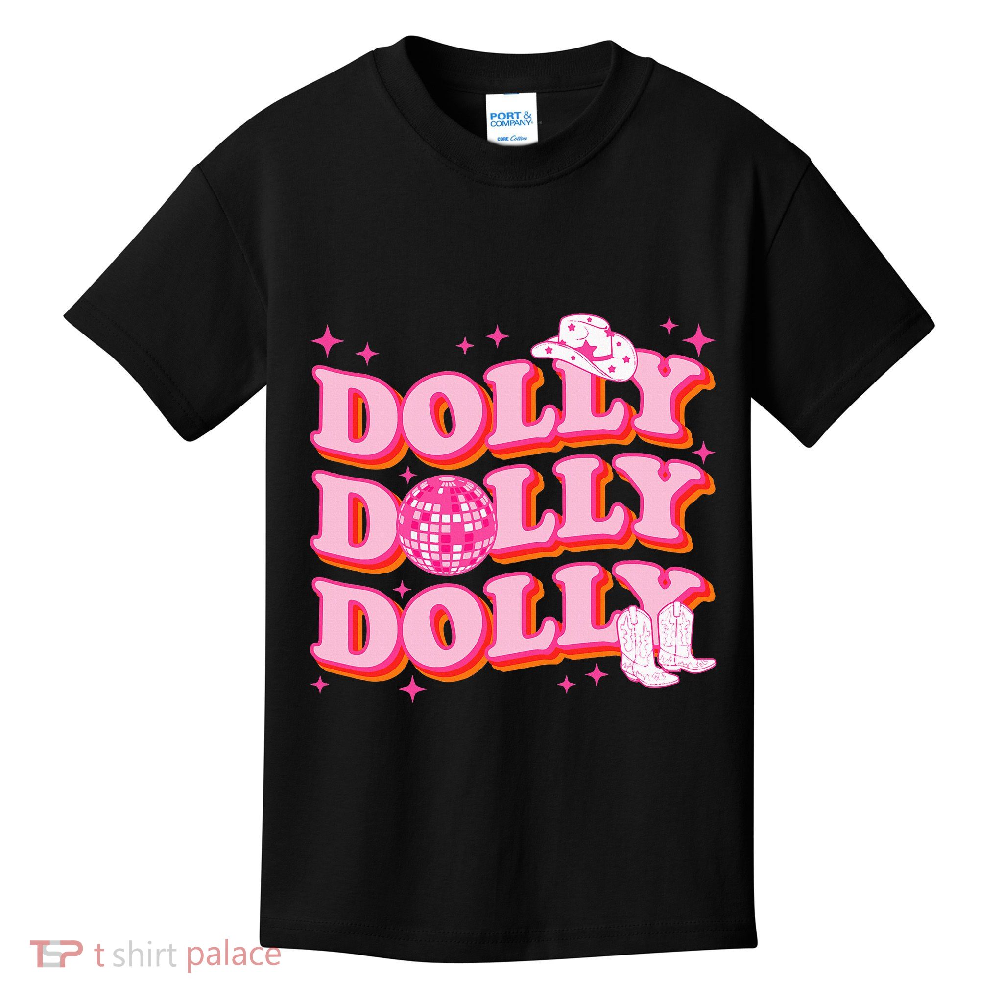 Dolly Funny Western First Name Cowgirl Kids T-Shirt