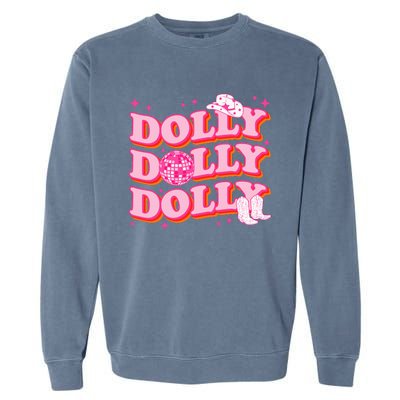 Dolly Funny Western First Name Cowgirl Garment-Dyed Sweatshirt