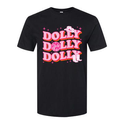 Dolly Funny Western First Name Cowgirl Softstyle® CVC T-Shirt