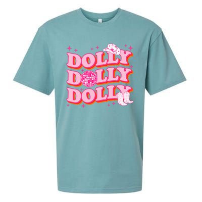 Dolly Funny Western First Name Cowgirl Sueded Cloud Jersey T-Shirt