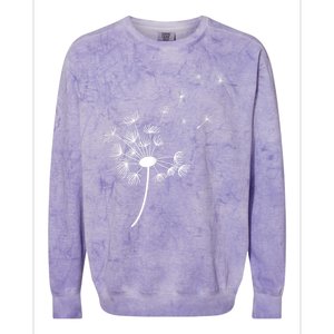 Dandelion For Women Graphic Colorblast Crewneck Sweatshirt