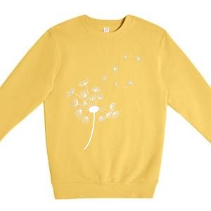 Dandelion For Women Graphic Premium Crewneck Sweatshirt