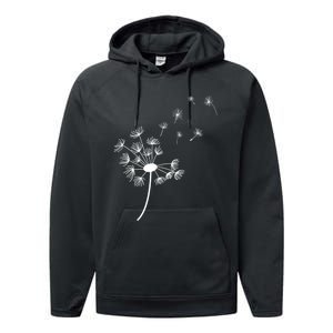 Dandelion For Women Graphic Performance Fleece Hoodie