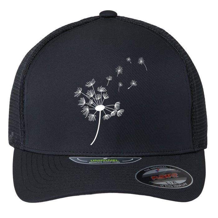 Dandelion For Women Graphic Flexfit Unipanel Trucker Cap