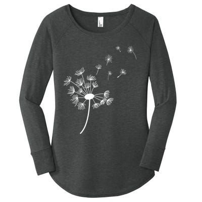 Dandelion For Women Graphic Women's Perfect Tri Tunic Long Sleeve Shirt