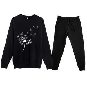 Dandelion For Women Graphic Premium Crewneck Sweatsuit Set