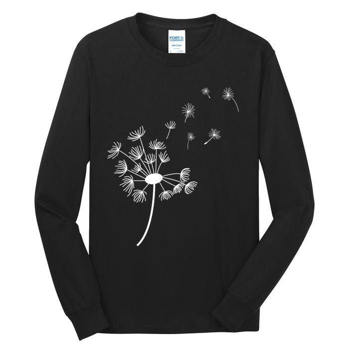 Dandelion For Women Graphic Tall Long Sleeve T-Shirt