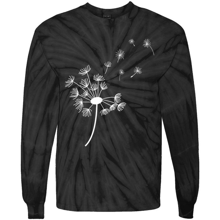 Dandelion For Women Graphic Tie-Dye Long Sleeve Shirt