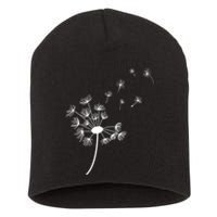 Dandelion For Women Graphic Short Acrylic Beanie