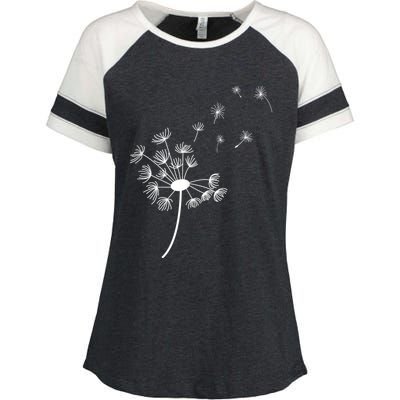 Dandelion For Women Graphic Enza Ladies Jersey Colorblock Tee