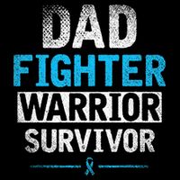 Dad Fighter Warrior Survivor Prostate Cancer Awareness Drawstring Bag