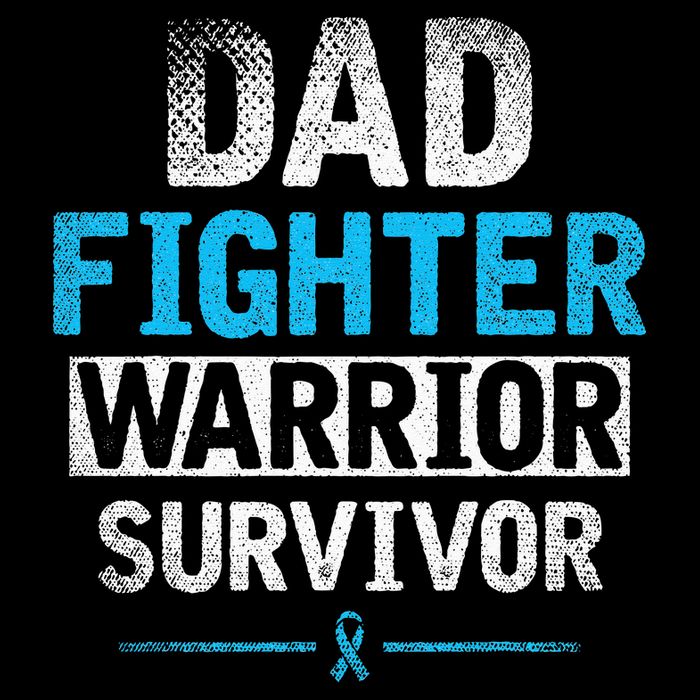 Dad Fighter Warrior Survivor Prostate Cancer Awareness Drawstring Bag