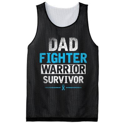 Dad Fighter Warrior Survivor Prostate Cancer Awareness Mesh Reversible Basketball Jersey Tank