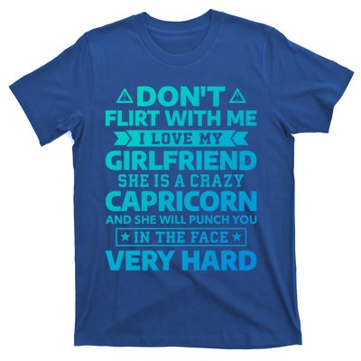 Dont Flirt With Me I Love My Capricorn Friend Horoscope Gift T-Shirt