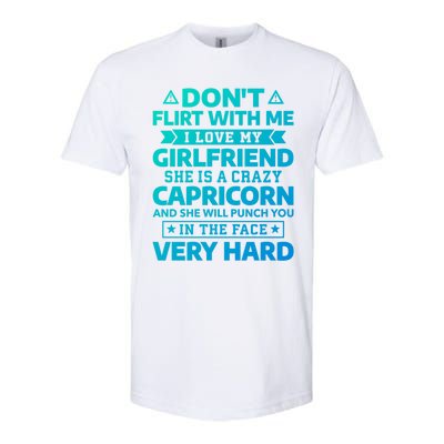 Dont Flirt With Me I Love My Capricorn Friend Horoscope Gift Softstyle CVC T-Shirt