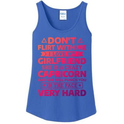 Dont Flirt With Me I Love My Capricorn Friend Horoscope Gift Ladies Essential Tank