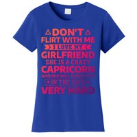 Dont Flirt With Me I Love My Capricorn Friend Horoscope Gift Women's T-Shirt