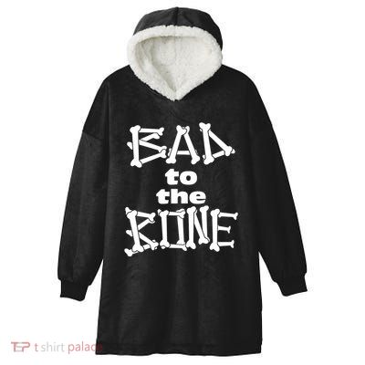 Dominic Fike Wearing Bad To The Bone Hooded Wearable Blanket