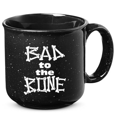 Dominic Fike Wearing Bad To The Bone 15oz Campfire Ceramic Mug