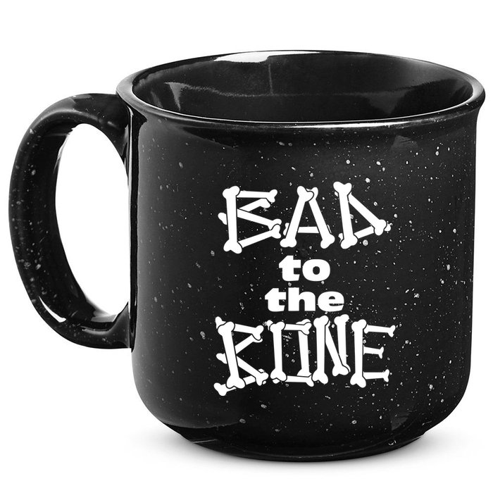 Dominic Fike Wearing Bad To The Bone 15oz Campfire Ceramic Mug