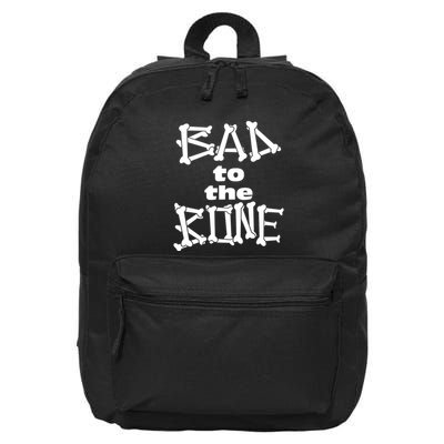 Dominic Fike Wearing Bad To The Bone 16 in Basic Backpack