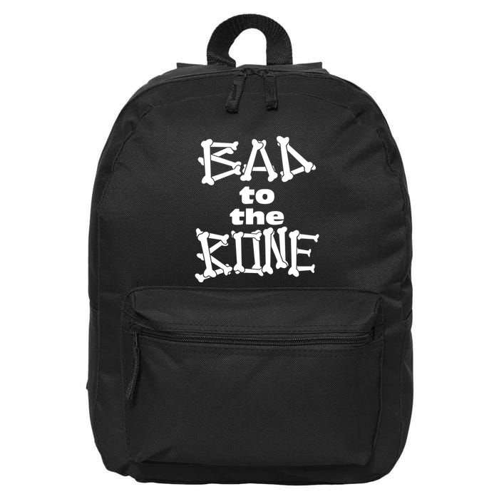 Dominic Fike Wearing Bad To The Bone 16 in Basic Backpack