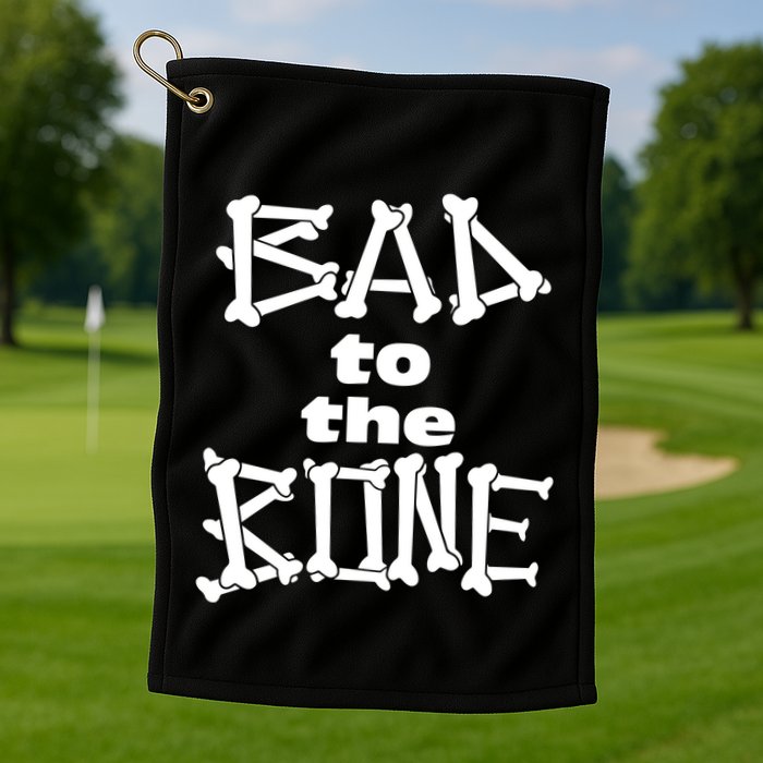 Dominic Fike Wearing Bad To The Bone Golf Towel