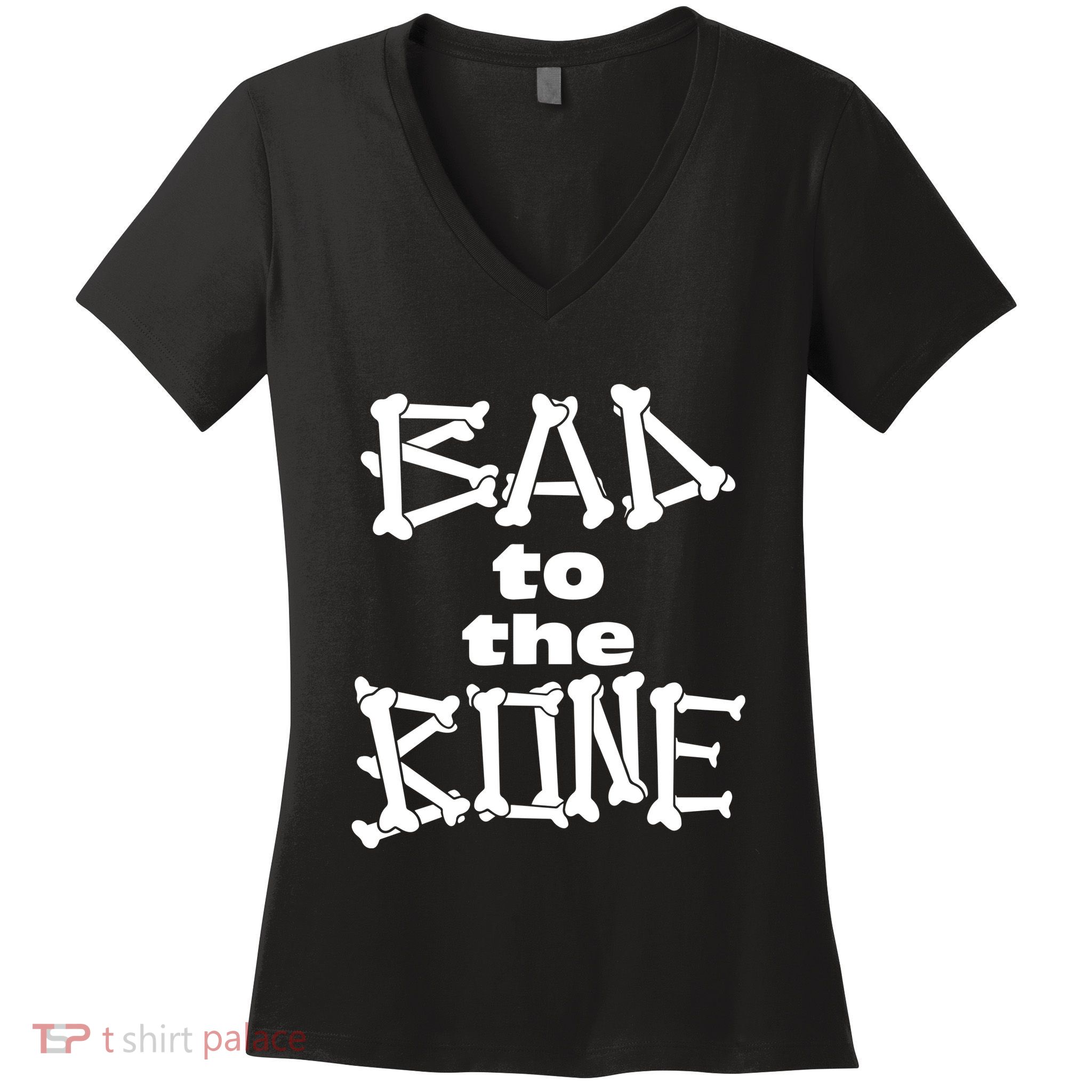 Dominic Fike Wearing Bad To The Bone Women's V-Neck T-Shirt