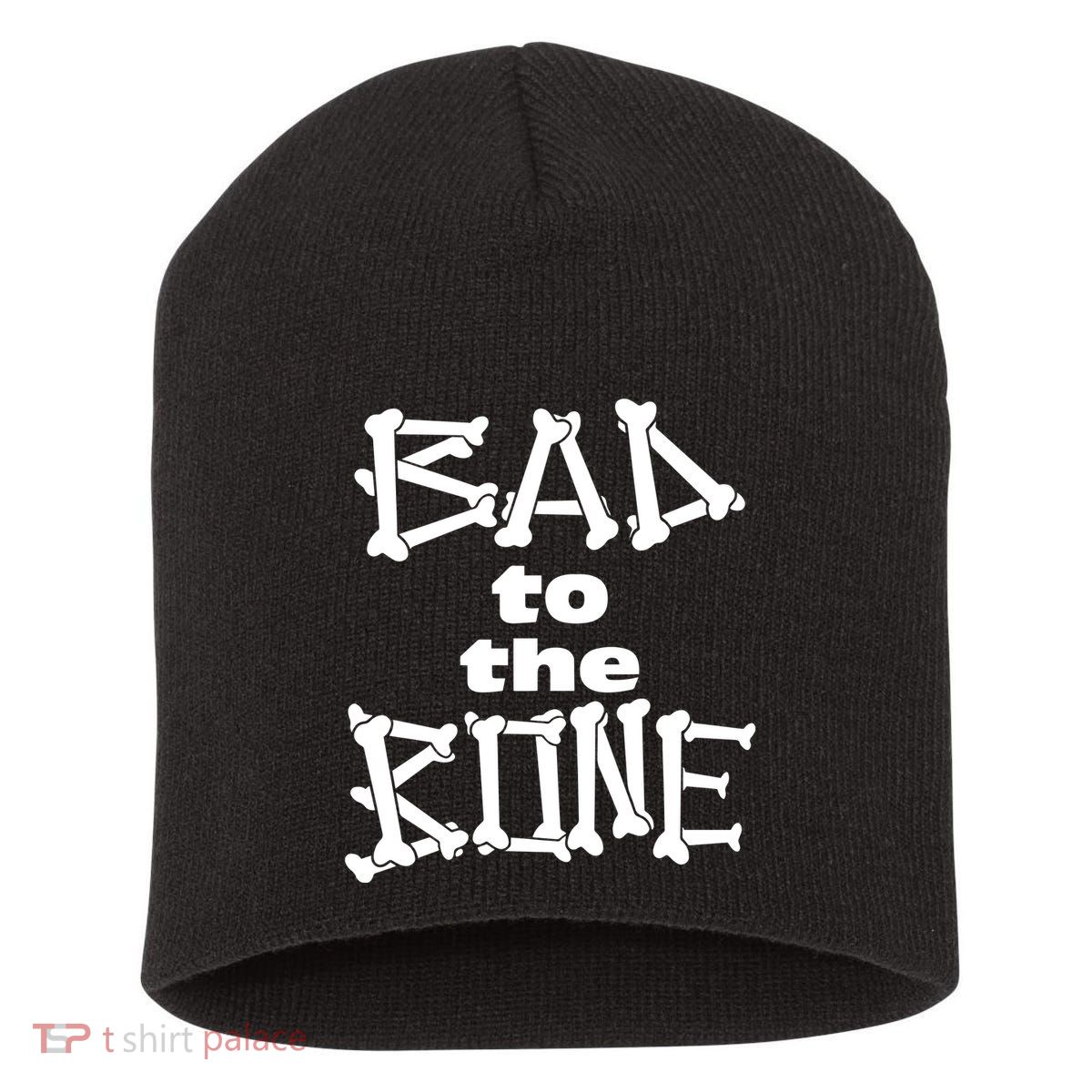 Dominic Fike Wearing Bad To The Bone Short Acrylic Beanie