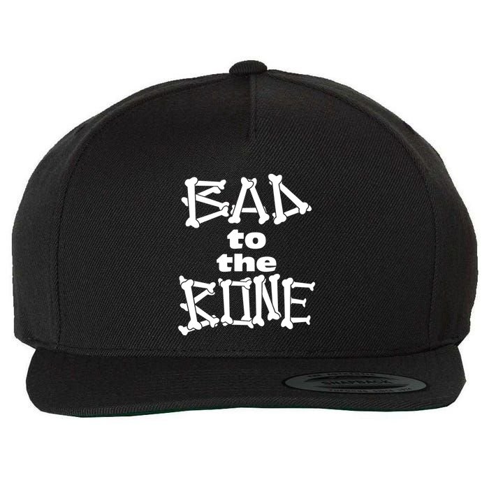 Dominic Fike Wearing Bad To The Bone Wool Snapback Cap
