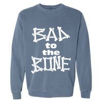 Dominic Fike Wearing Bad To The Bone Garment-Dyed Sweatshirt