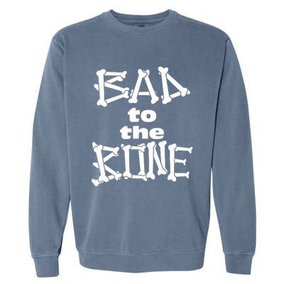 Dominic Fike Wearing Bad To The Bone Garment-Dyed Sweatshirt