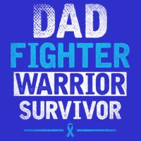 Dad Fighter Warrior Survivor Prostate Cancer Awareness Gift Womens T-Shirt