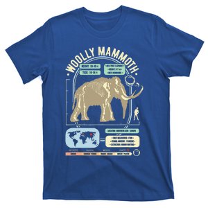 Dinosaur Facts Woolly Mammoth Science & Anatomy Gift T-Shirt