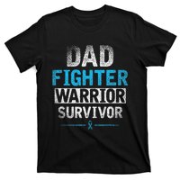 Dad Fighter Warrior Survivor Prostate Cancer Awareness T-Shirt