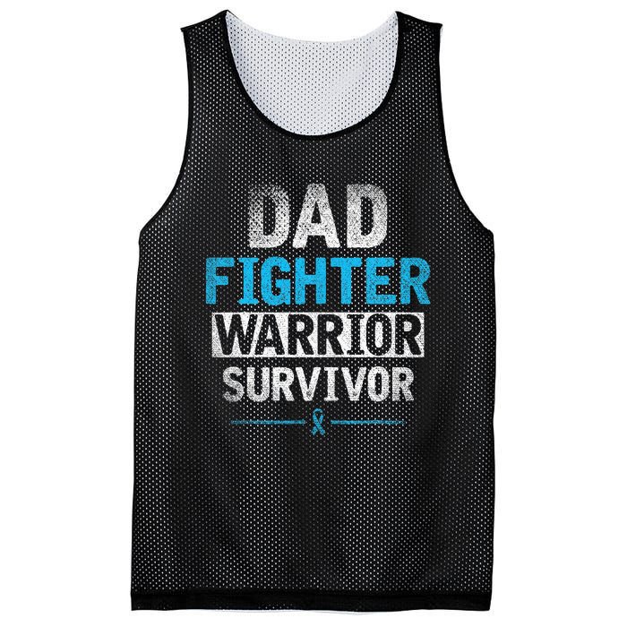 Dad Fighter Warrior Survivor Prostate Cancer Awareness Mesh Reversible Basketball Jersey Tank