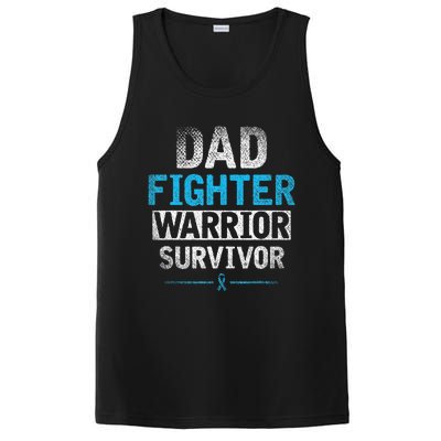 Dad Fighter Warrior Survivor Prostate Cancer Awareness PosiCharge Competitor Tank