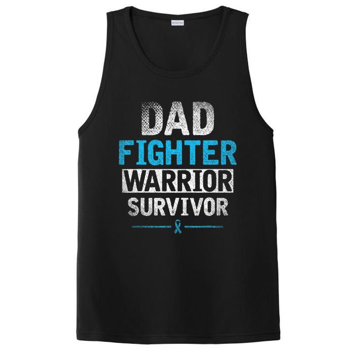 Dad Fighter Warrior Survivor Prostate Cancer Awareness PosiCharge Competitor Tank