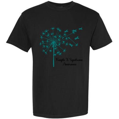 Dandelion Fragile X Syndrome Awareness Family Wear Matching Gift Garment-Dyed Heavyweight T-Shirt