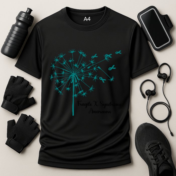 Dandelion Fragile X Syndrome Awareness Family Wear Matching Gift Cooling Performance Crew T-Shirt